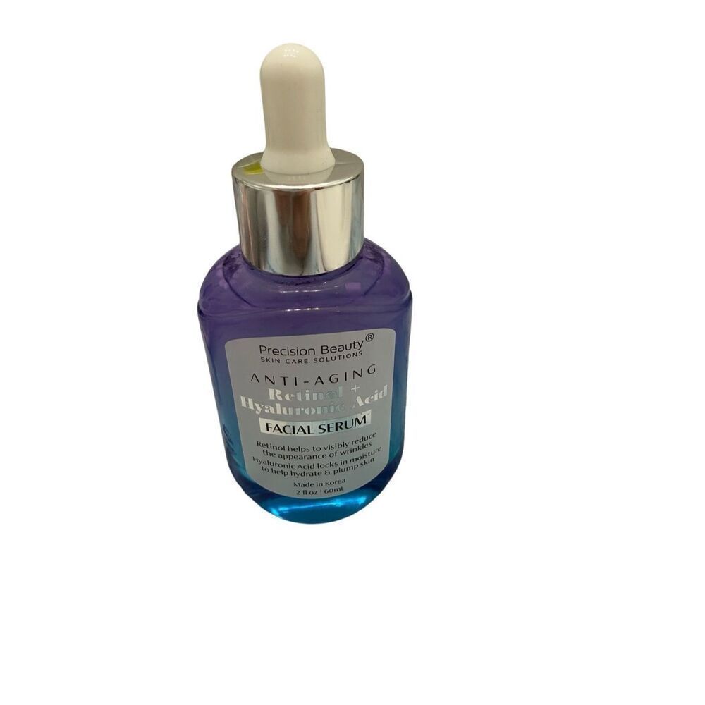 Precision Beauty Anti Aging - Retinol + Hyaluronic Acid - Face Serum 2 Oz -Brand